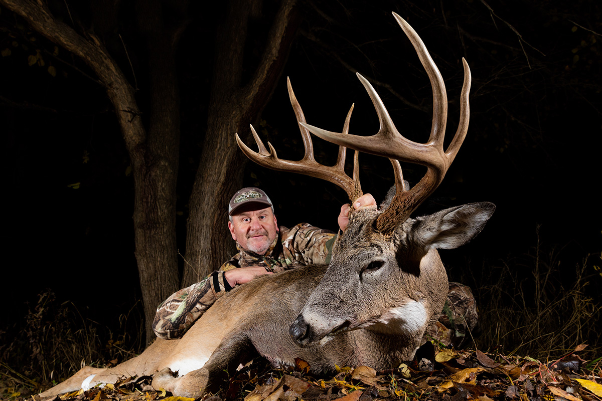 Trophy whitetail deer hunt