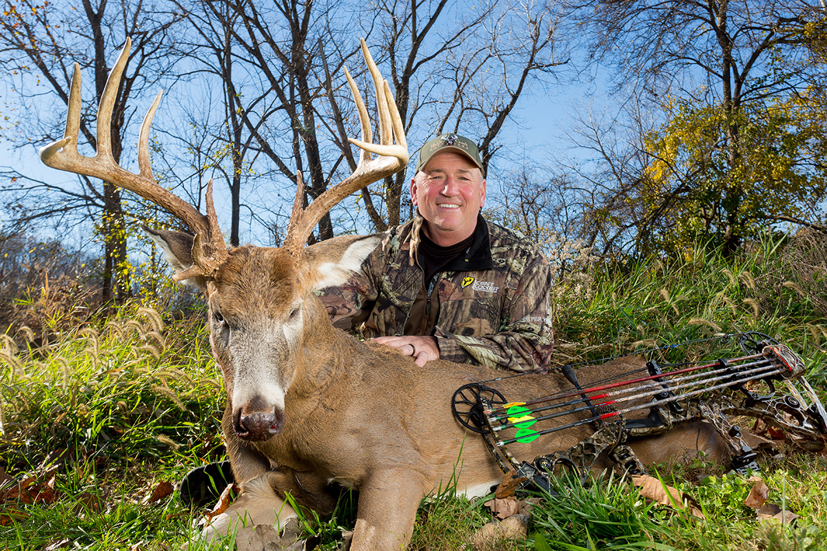 Hunting trophy whitetails
