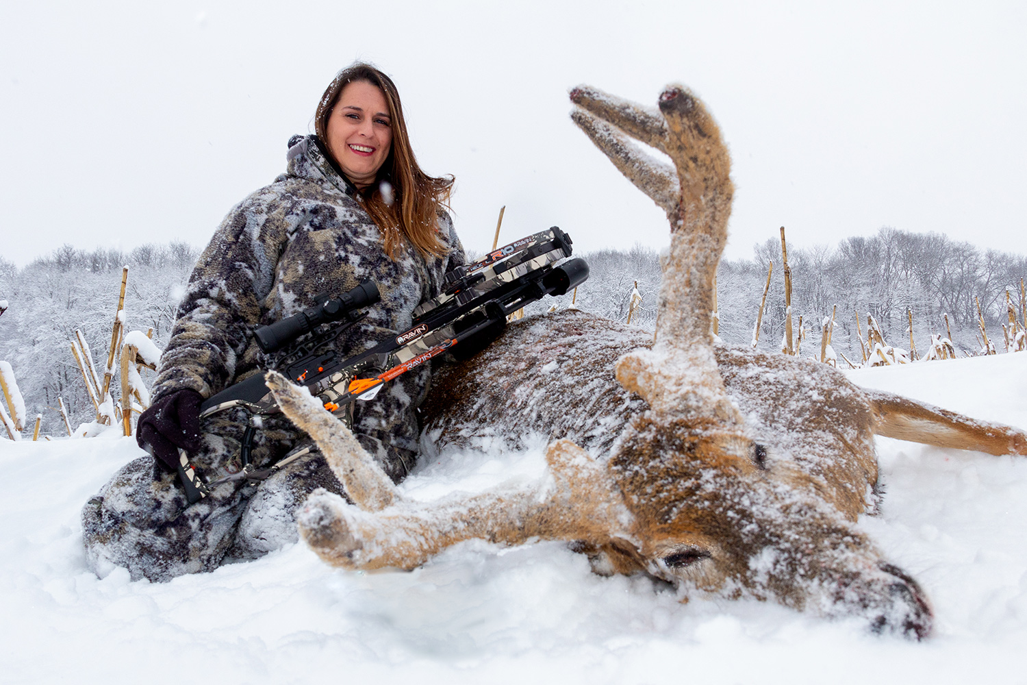 The Illinois Snow Monster Buck